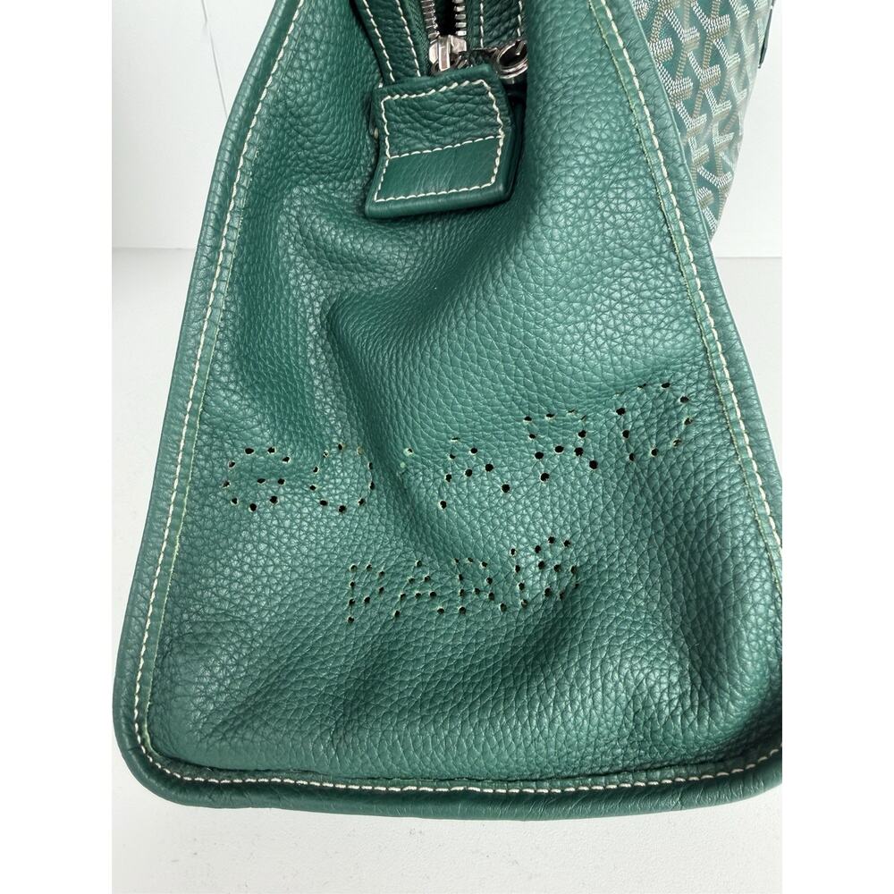 Goyard Sac Hardy PM Tote Bag in Green Goyardine Coated Canvas with Pouch E-8 - Picture 8 of 15